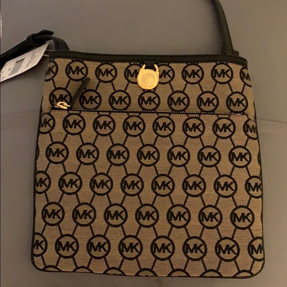 Michael Kors signature cross body purse